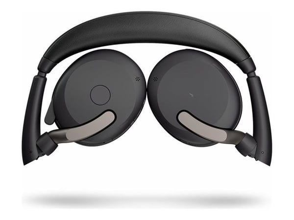 Jabra Evolve2 65 Flex UC Stereoheadset - trådlös Bluetooth - aktiv brusreducering - USB-A