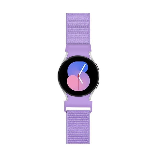 Armband - BIGBEN - Galaxy Watch 4/4 Classic/5/5 Pro/6/6 Classic - 20 mm - Tressé nylon - Lavendel