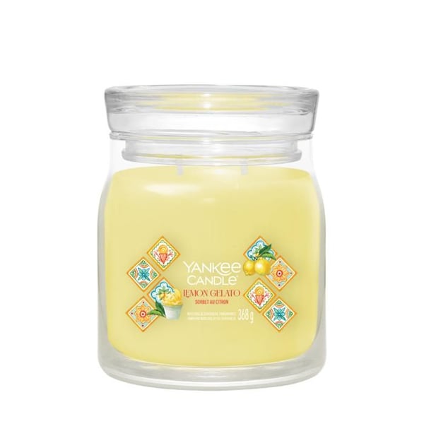 CANDELA TUMBLER MEDIA SIGNATUR CITRON GELATO - YANKEE CANDLE