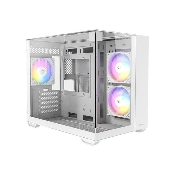 ANTEC CX600M TRIO Mini Tower Vit Transparent med ARGB-belysning