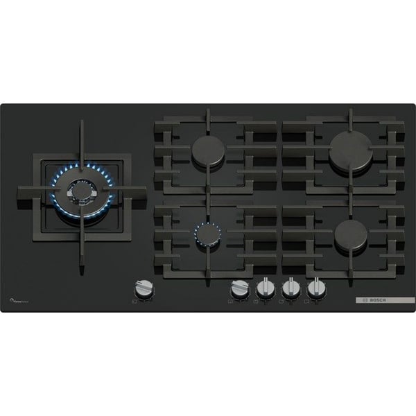 Köksplatta - BOSCH - Serie 6 PPM9A6I40 - 90 cm - Gas - 5 kraftfulla brännare