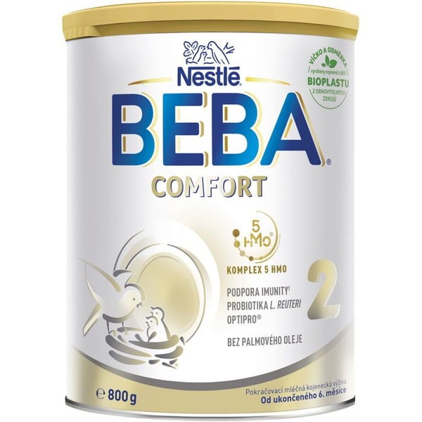 BEBA COMFORT 2, 5 HMO, modersmjölksersättning, 800 g