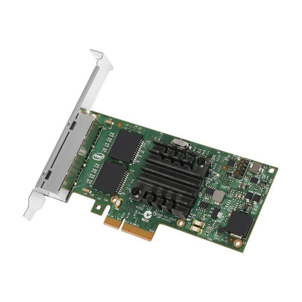 Nätverkskort - INTEL - I350-T4 - PCI Express 2.1 x4 - 4 RJ-45-portar - Lågt profil/Helt höjd