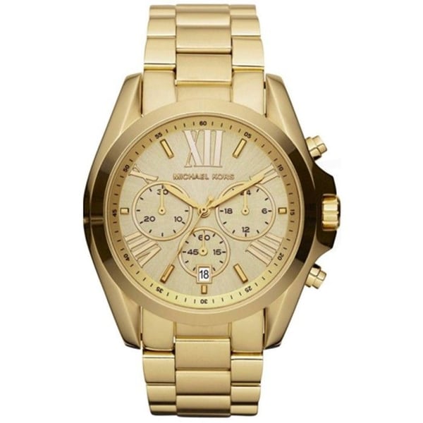 Damklocka - Michael Kors - MK5605 Bradshaw - Stål - Guld - Vattentät 5 Atm