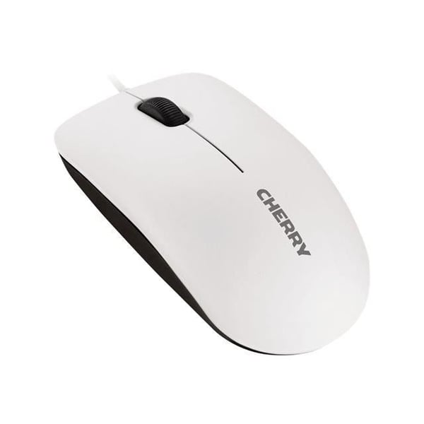 CHERRY MC 1000 optisk trådbunden mus - 3 knappar - 1200 dpi - Vit