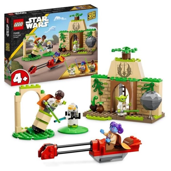 LEGO® Star Wars 75358 Jedi Temple of Tenoo, leksak med droidminifigur och Master Yoga