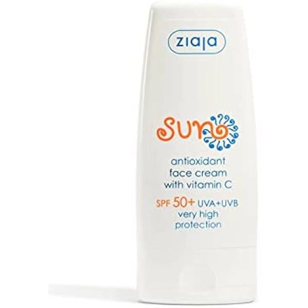 Solsystem - ZIAJA - Antioxidant SPF 50+ - Vitamin C - Hypoallergen - 50 ml