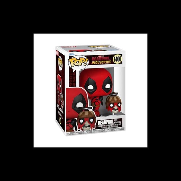 Figurine Funko Pop! - Marvel - Deadpool 3 - Deadpool - Têtepool - Flerfärgad