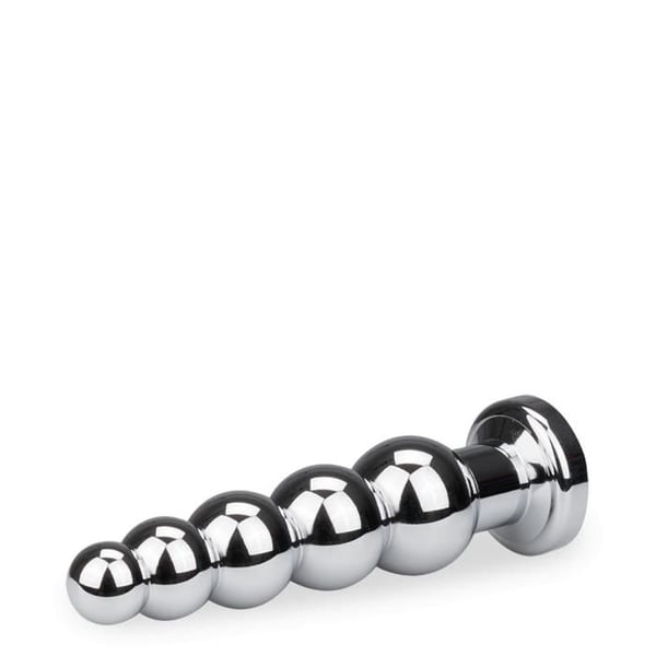 Metallisk analplugg rosabud pärl - 7 färger - Diamant