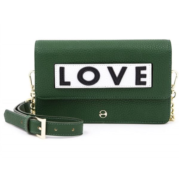 Olive Black Love Iphoria axelväska - Olive Black Love