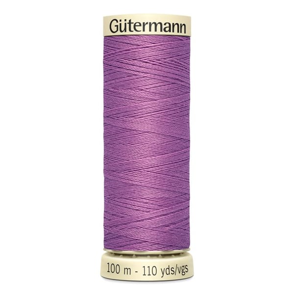 Sats med 5 rullar 100m Tråd 100% polyester Gutermann Ref 788988 - Att 716 - persisk rosa