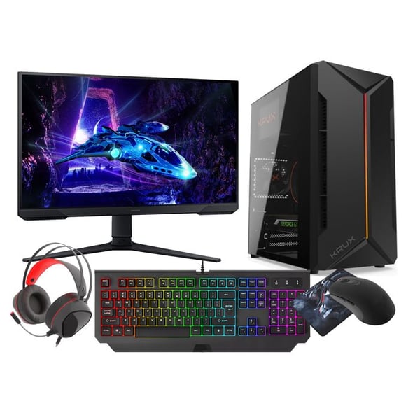 VIST Astro PC Gaming Ryzen 5 8600G AI - RAM 32Go - AMD Radeon 760M - SSD 1 To - WIFI - LCD 24 180Hz - Windows 10 Pro
