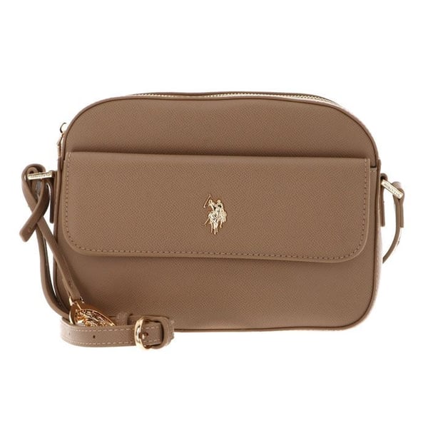 Axelväska - U.S. POLO ASSN. - Jones Crossbody Bag - Beige - 100% polyuretan - 430 g
