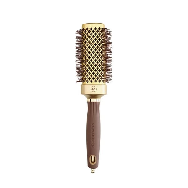 Olivia Garden - Expert Blowout Rakt Borste Guld & Brun