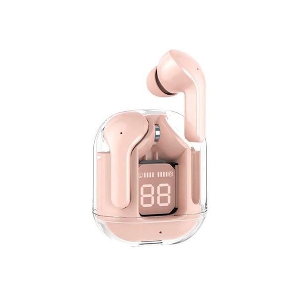 Trådlösa hörlurar - AVIZAR - Modell Kristall - Bluetooth 5.3 - Svettålig - LED