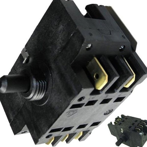 Växel 7 positioner EGO Four, spis 481281728067, 41.32723.010 ARISTON HOTPOINT, ARTHUR MARTIN ELECTROLUX, ROSIERES, CANDY,