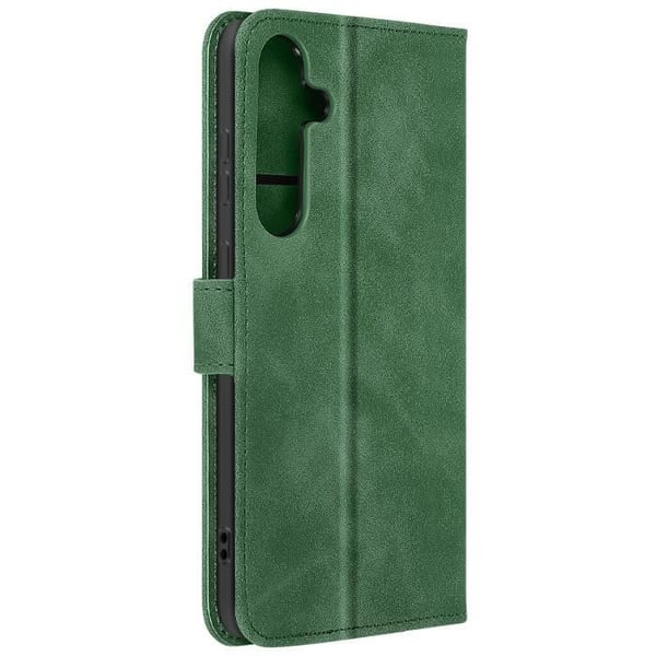 Fodral till Samsung S23 FE - AVIZAR - Tender Book - Plånbok - Videosupport - Mörkgrön