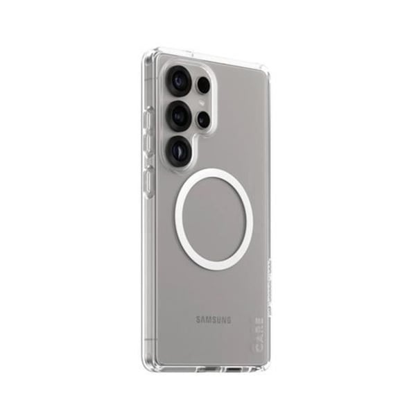 Coque - PANZER GLASS - Galaxy S25 Ultra - Kompatibel Qi - Anti-gulning - Transparent