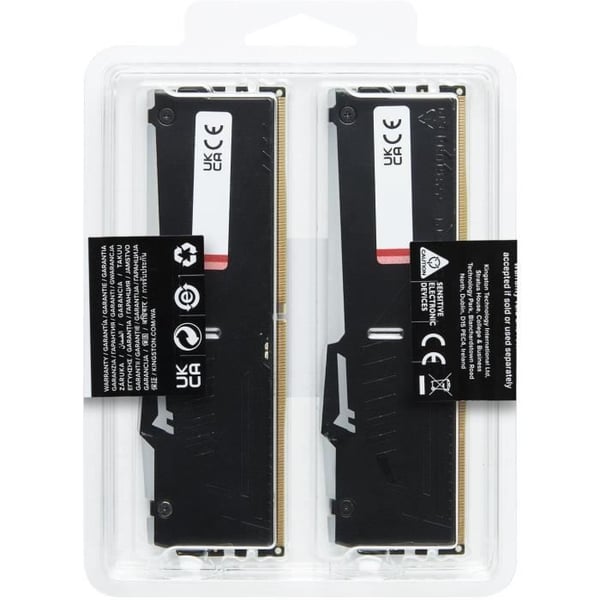 Minne DDR5 - KINGSTON - FURY Beast RGB EXPO - 32 GB (2 x 16 GB) - 6000 MHz - CL36