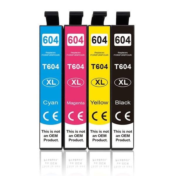 ALIZEO 604XL bläckpatron för Epson T604XL T 604 XL Kompatibel XP 2200 2205 3200 3205 4200 WF 2910 2930 2950 skrivare 4Pcs (1)