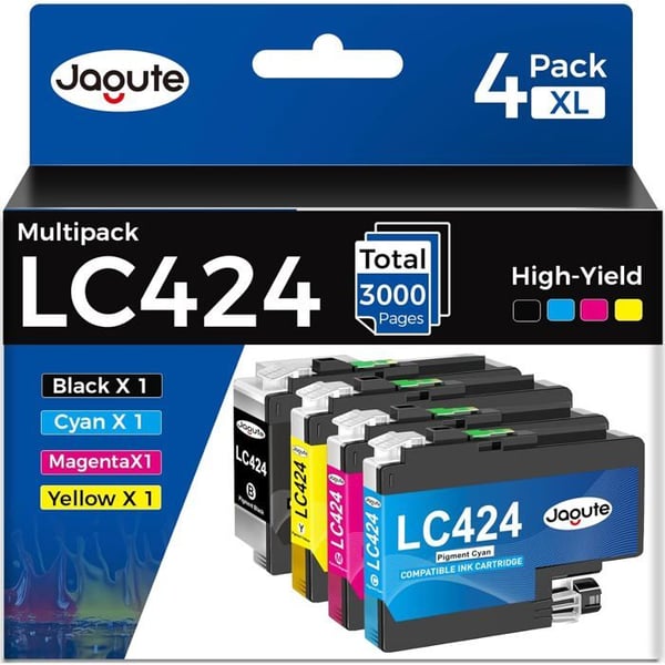 Tonerpatroner LC424 Kompatibel Med Brother LC424 Patron LC424XL För Brother DCP-J1200W DCP-J1200WE DCP J1200W DCP J1200WE