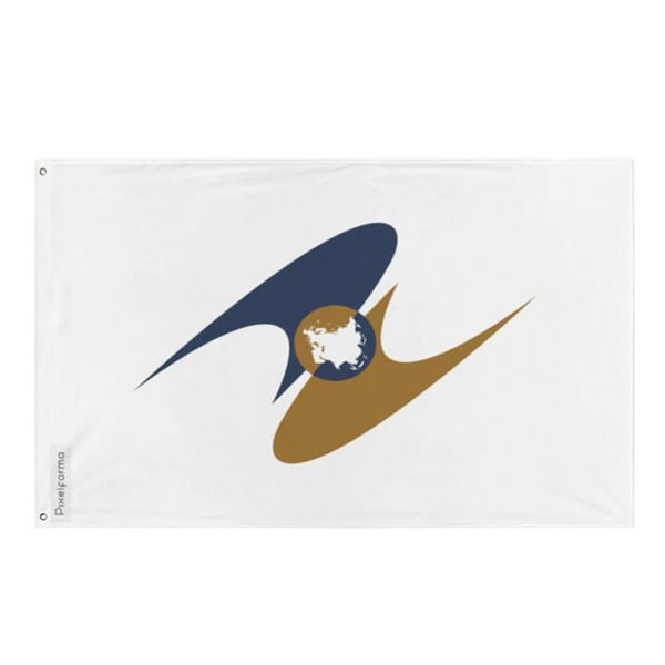 Eurasiska ekonomiska unionens flagga – 60 x 90 cm – Polyester – Järnöglor – Hållbar