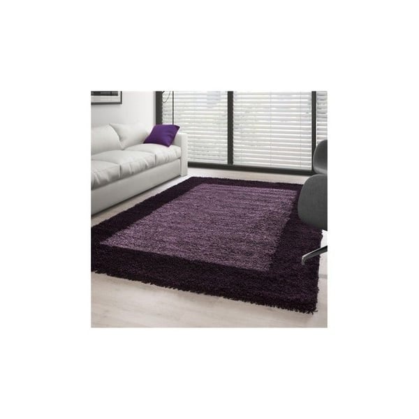 Tapis Shaggy - AYYILDIZ - 300x400 cm - Lila - Inomhus - Rektangulär