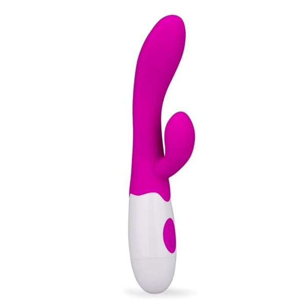 Rabbit vibrator silikon 30 hastigheter - Fuchsia