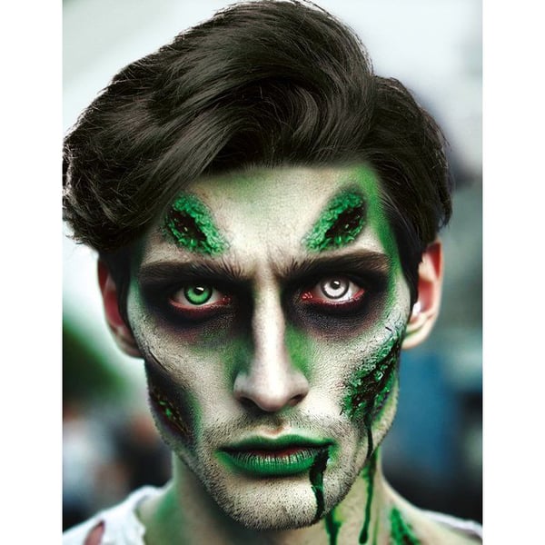 Faux Sang Grön - PTIT CLOWN - 24091 - 28ml - Smink Utklädnad - Halloween, Karneval