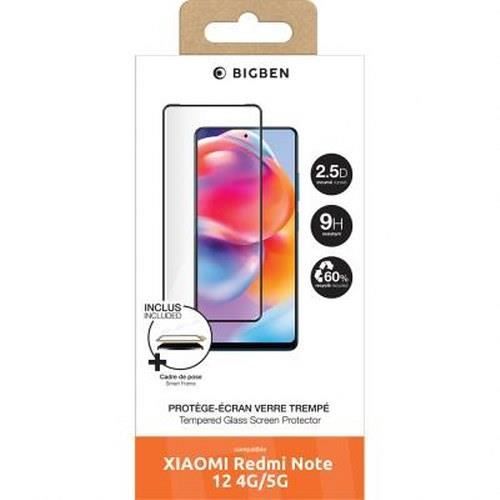 Skärmskydd - BIGBEN CONNECTED - Xiaomi Redmi Note 12 - Härdat glas 2.5D - Rep resistant - Oliefobisk