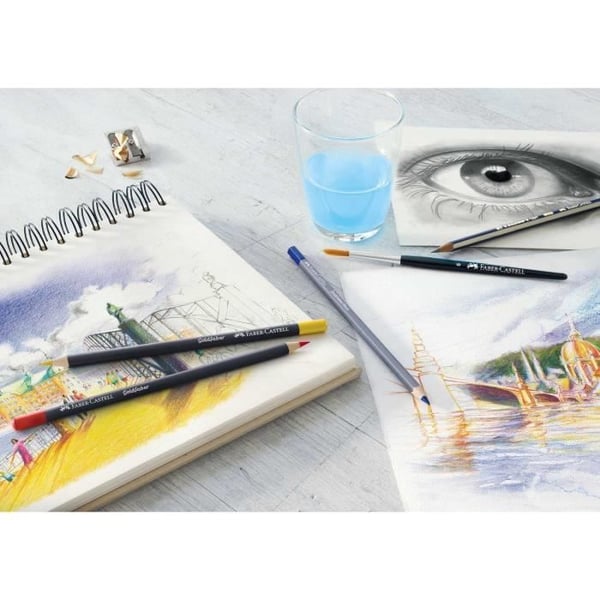FABER-CASTELL Box med 36 Goldfaber akvarellpennor