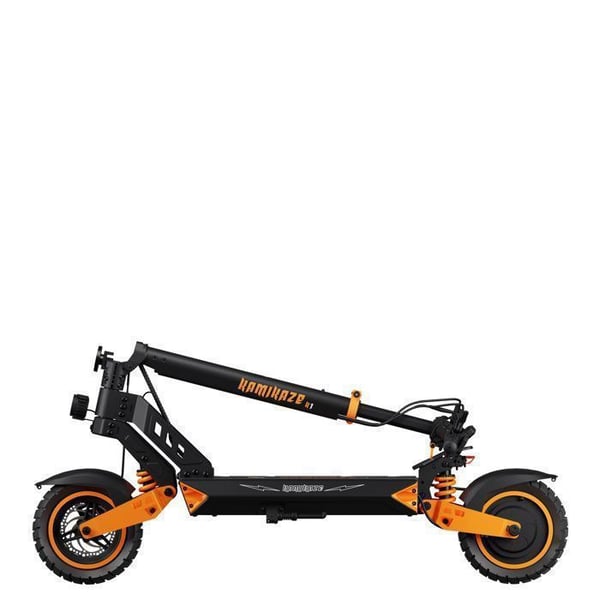 Käytettävä Sähköscooter Kamikaze K1 1000W, 48V 15Ah, Toimintamatka 60 km, 10" Renkaat, Levyt jarrut, Jousitus, LCD-näyttö