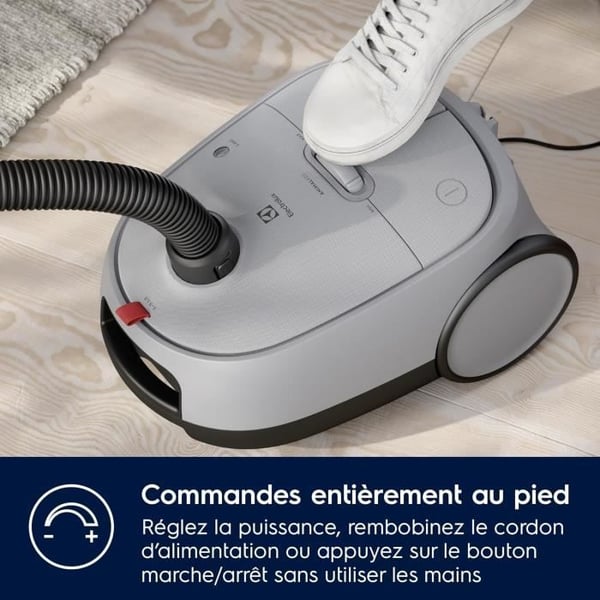 Säckvakuum - Electrolux - 600 - Djurfällskit - HEPA 12-filter - 12 m sladd