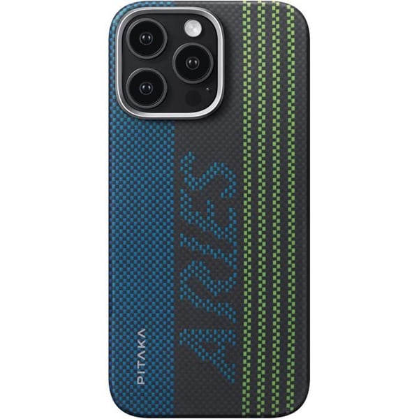 Pitaka x Aries Vævet touch-etui, Kreditkort - iPhone 16 Pro