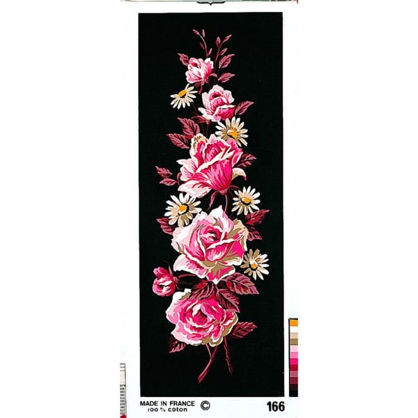 Canevas Pénélope Antika Rosor 25x60cm