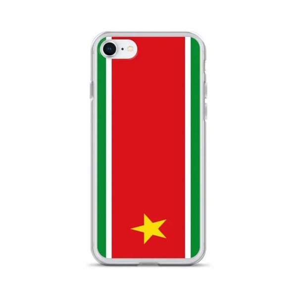 Telefonfodral - PIXELFORMA - iPhone 7 - Guadeloupe Flagga - Transparent plast - TPU