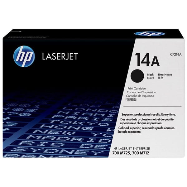 HP 14A tonerkassett - Svart - Äkta - För HP LaserJet Enterprise M712/M725