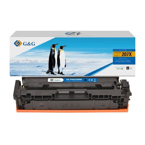 Skrivarepatron - G-G - NT-PH2210XBK - Ersättnings svart toner - Kompatibel med HP - Paket med 1