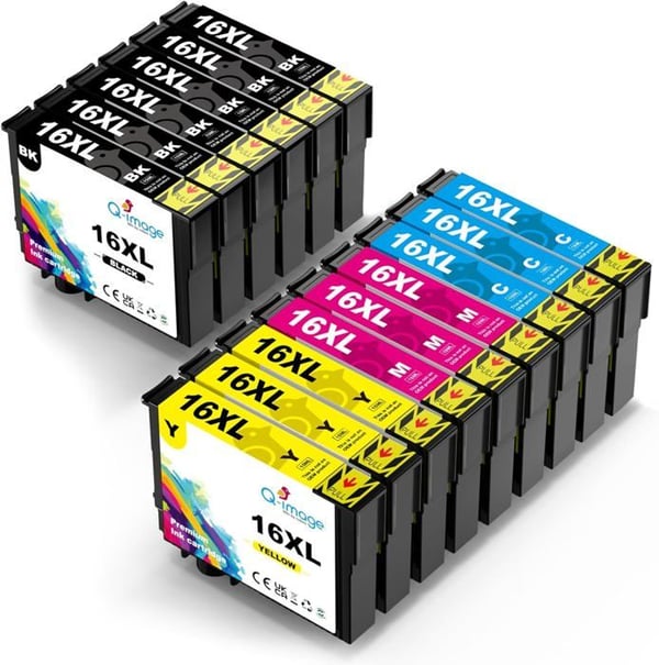 16XL Kompatibel Bläckpatron för Epson 16 16XL Bläckpatron Epson WF 2630 för Epson Workforce WF-2510 WF-2630 WF-2650 WF-2760