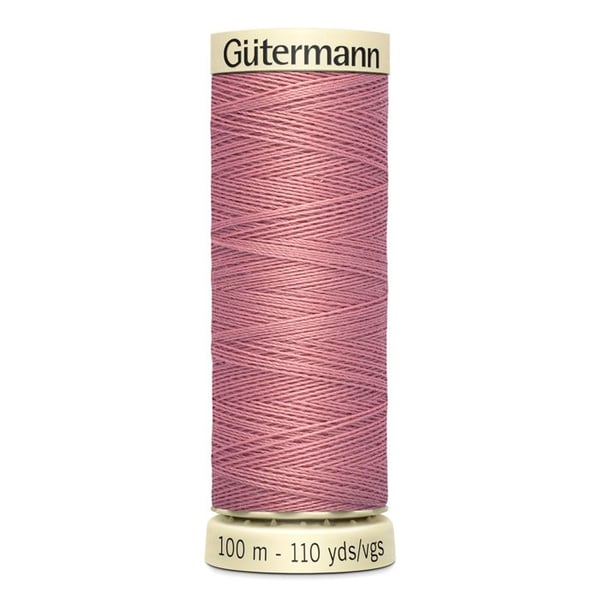 Tråd 100% polyester Gutermann 1 Spole - Att 473 - vintage rosa