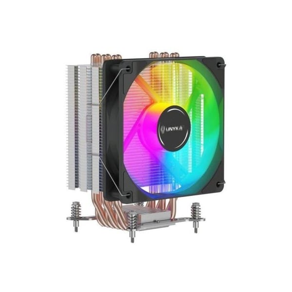 Kylning Luft UNYKAch Socket LGA 1700/AM4 120mm H60 ARGB Anpassningsbar Belysning