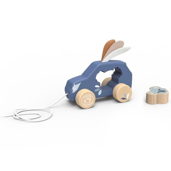 Dragleksak - SPEEDY MONKEY - Koalabil att dra - FSC-trä - Blå - Från 12 månader
