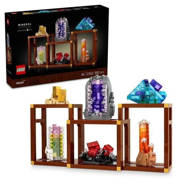 LEGO Ideas 21362 Mineraler Kollektions - Byggset för Vuxna - Dekoration