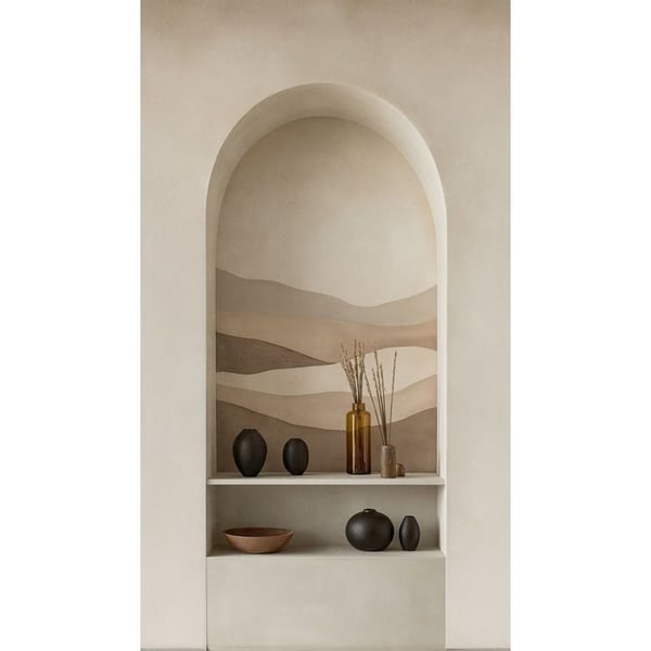 A.S. Creation Fotopapper 8.80 x 0.53 m Livingwalls 3D tapet Beige 791446 Skandinavisk CosmoLiving av Cosmopolitan