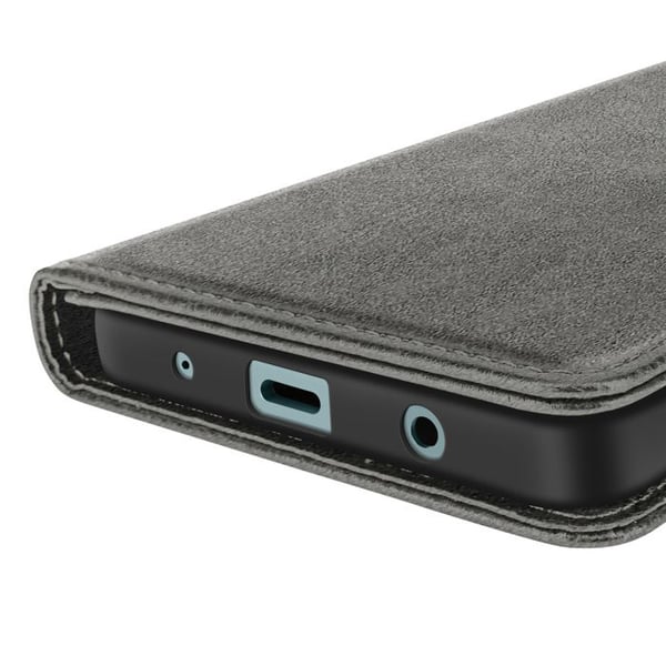 Plånboksfodral - Xiaomi - Redmi A5 - Grå - Videostöd - Magnetflik