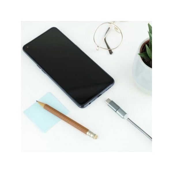 USB-C till Micro USB Adapter - Nanokabel - 10.02.0011 - Aluminium - Laddning och data - Grå