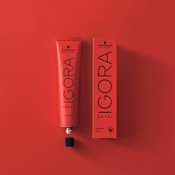 Schwarzkopf Professional - Permanent färg Haute Définition Igora Royal - 4.33 : Mörkbrun Matt - 60ml