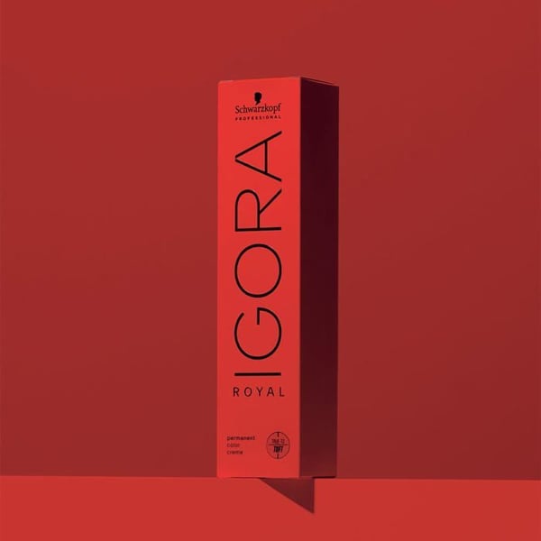Schwarzkopf Professional - Permanent färg Haute Définition Igora Royal - 4.33 : Mörkbrun Matt - 60ml