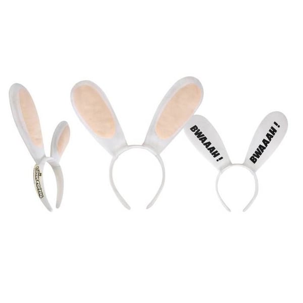 Serre-huvud Rabbids - LITEN CLOWN - Vit/Beige - Officiell Licens - Vuxen