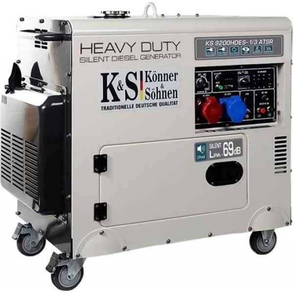 Generator - Konner & Sohnen - KS9200HDES-1/3ATSR - Diesel - Enfas och Tri - VTS-system